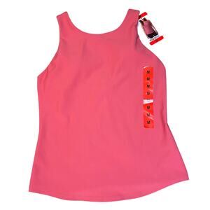 32 Degrees Cool Women's Slate Rose Ribbed Fitted Bra Tank - Medium